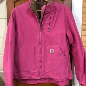 Adorable Cartthart Pink Women’s work jacket.  Excellent Condition.  Worn Twice.